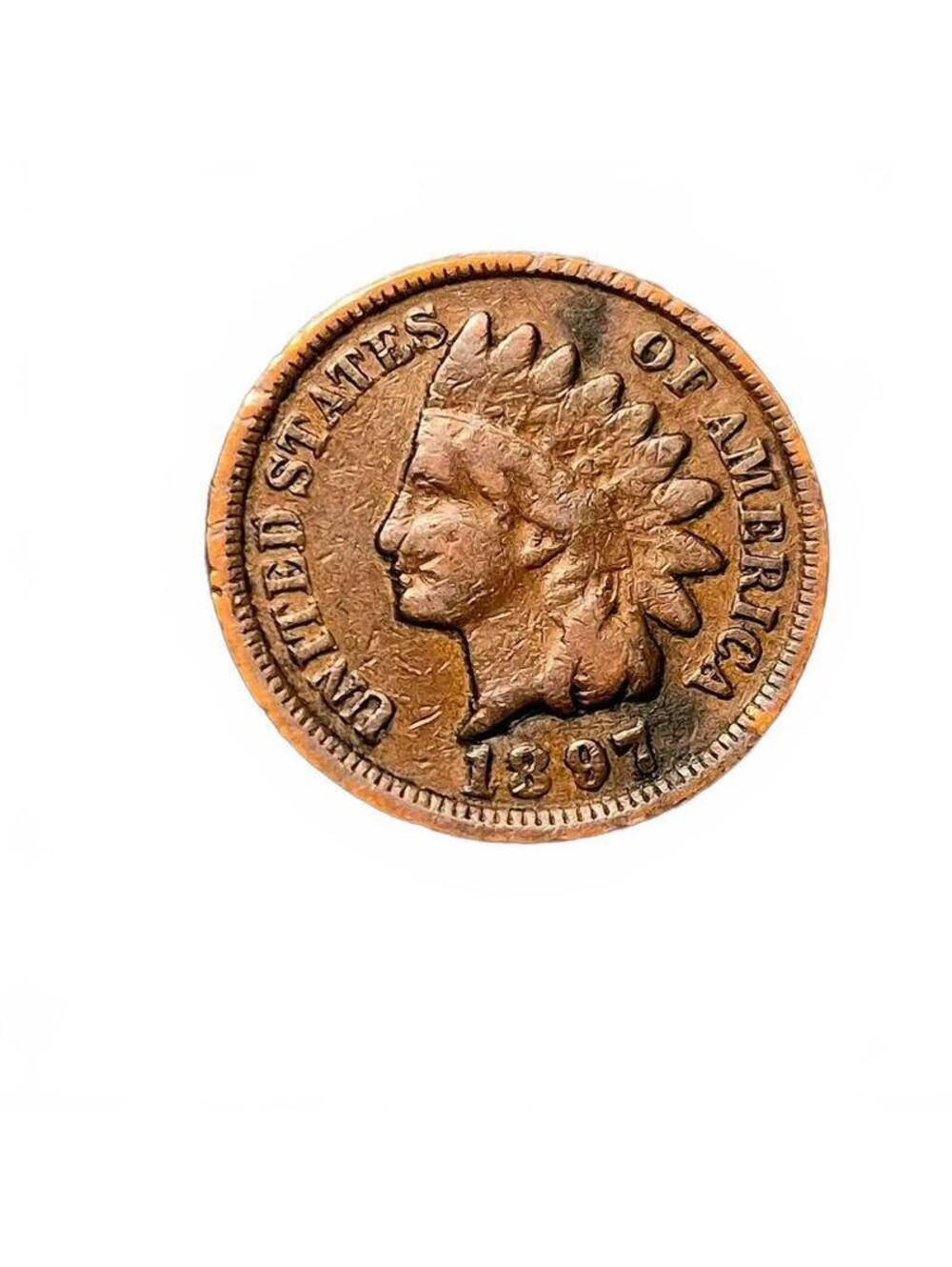 1897 Indian Head Penny Most of Liberty #263